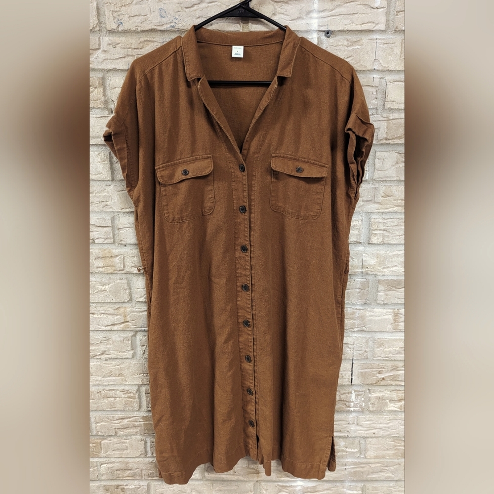 Old Navy Tie-Belt Shirt Dress